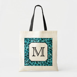 KrickaLeopardtryck, beställnings- Monogram. Tygkasse