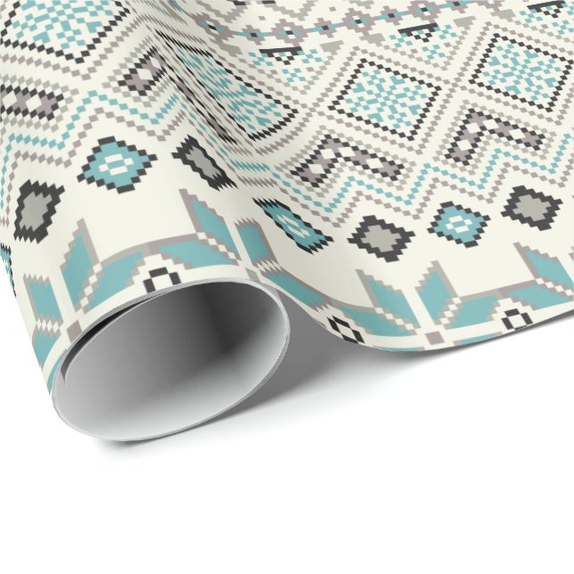 Krickan brons aztec snöflingorrenjul presentpapper (Rullad Hörn)