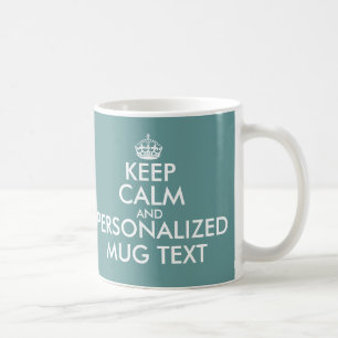 Krickan gröna KeepCalm rånar den Personalizabl Kaffemugg