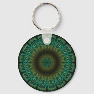 Krickan rullar kaleidoscopen nyckelring