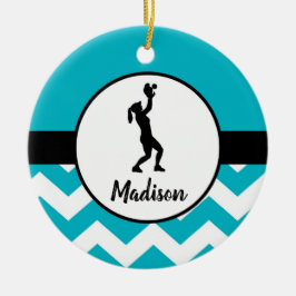 Krickasoftballprydnad Julgransprydnad Keramik