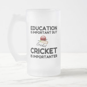 KRICKET ÄR VIKTIGT FROSTAT ÖLGLAS