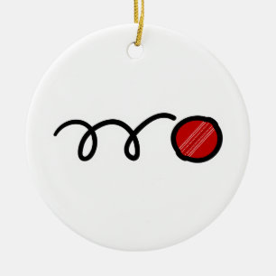 Kricket Julgransprydnad Keramik