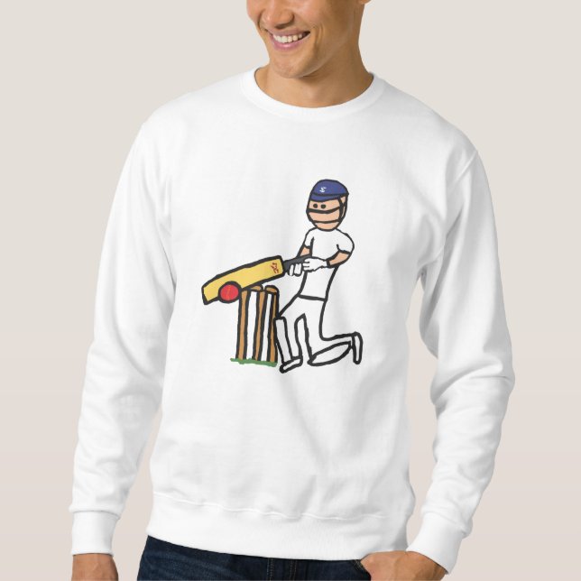 Kricket Lång Ärmad Tröja (Framsida)