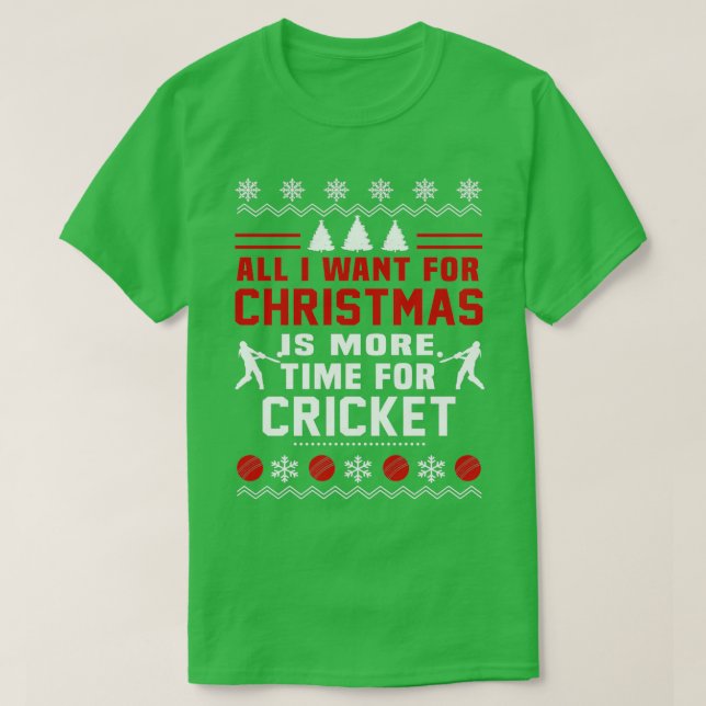 Kricketjultid T Shirt (Design framsida)