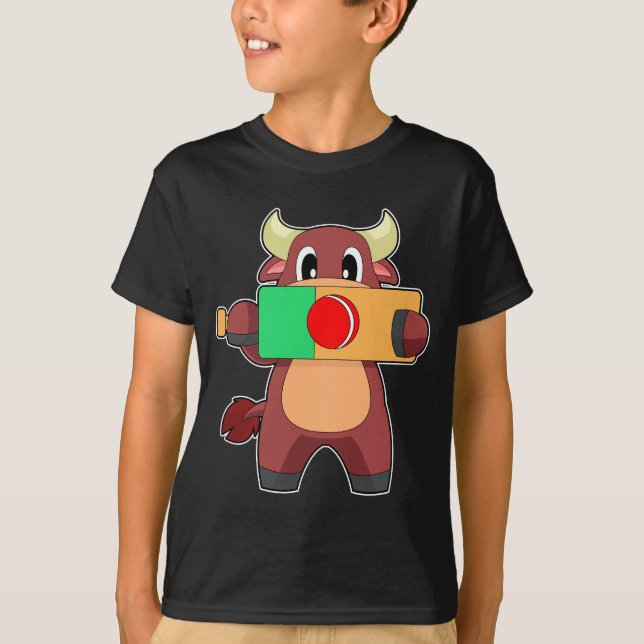 Kricketträ T Shirt (Framsida)