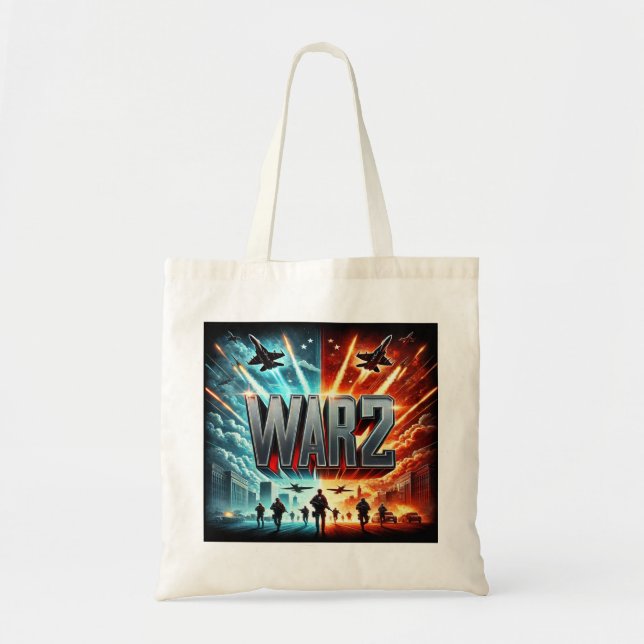 KRIG 2 Action Movie Tote Bag - Hrithik Roshan Jr N Tygkasse (Framsidan)