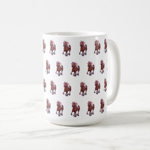 Krig amiral Loses Tävling till mästaren Seabiscuit Kaffemugg