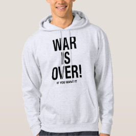 Krig är över hoodie