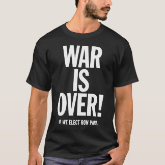 KRIG ÄR ÖVER! Om oss utvalda Ron Paul T Shirt