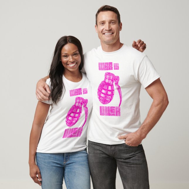 Krig är över t-shirt (Unisex)