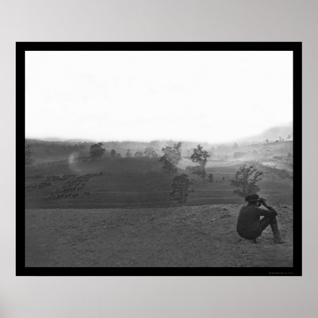 Krig blodigaste dag vid Antietam 1862 Poster (Framsidan)