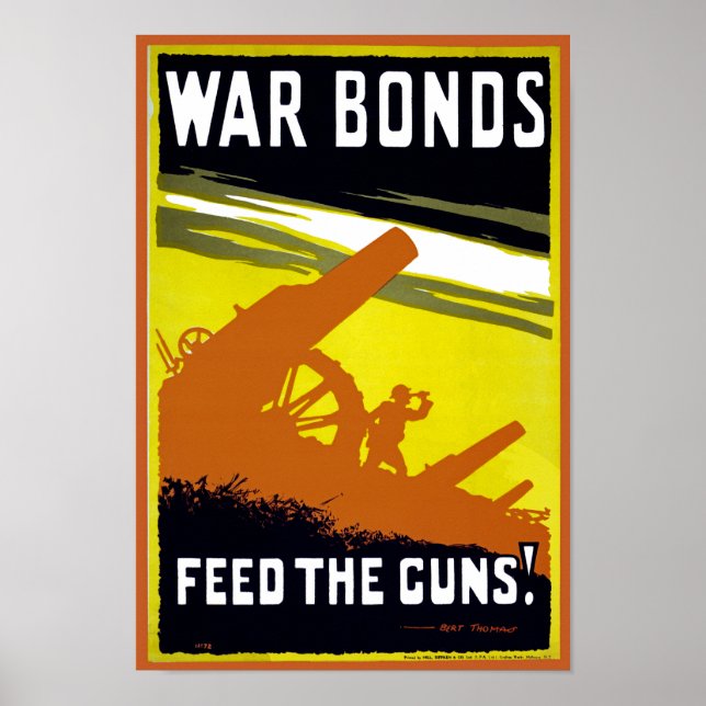 Krig Bonds ~ Mata vapnen Poster (Framsidan)