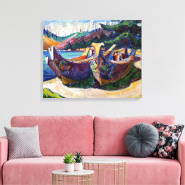 Krig Canoes | Emily Carr | Canvastryck