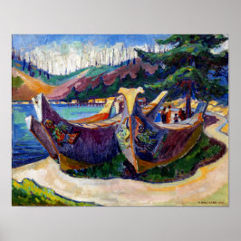 Krig Canoes | Emily Carr | Poster