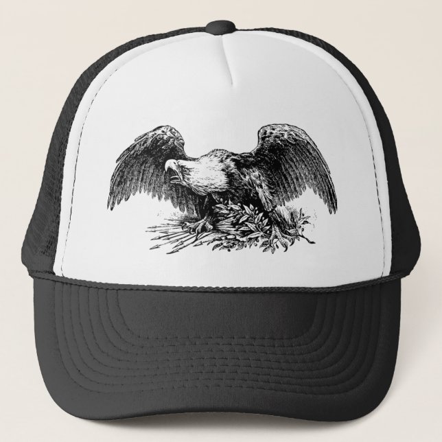 Krig Eagle Cap Truckerkeps (Framsida)