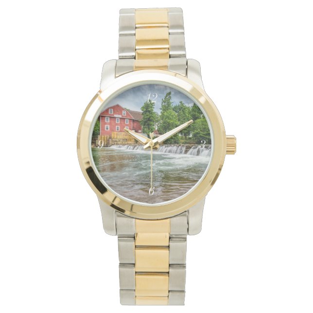 Krig Eagle Mill och Waterfall Armbandsur (Framsida)