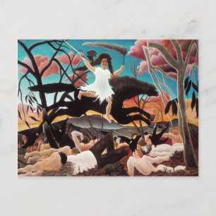 Krig eller Discord-floden Henri Rousseau Vykort