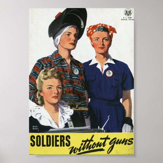 Krig era propaganda poster (Framsidan)
