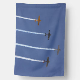 Krig Flygplan House Flagga