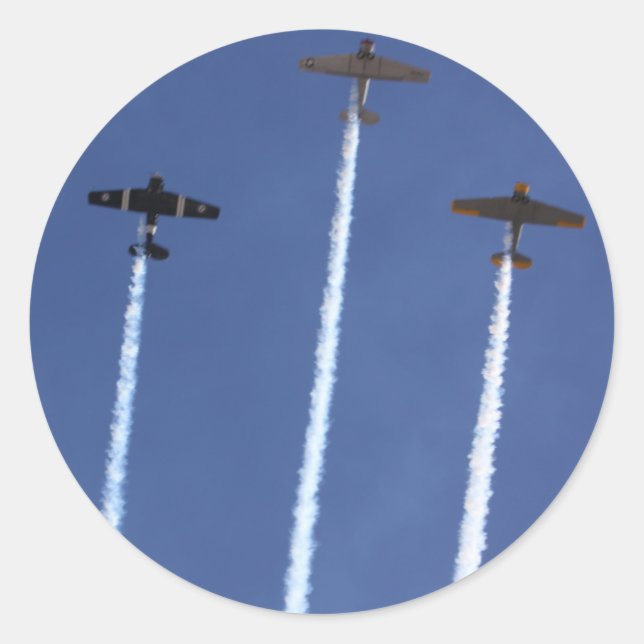 Krig flygplan klistermärken (Framsida)