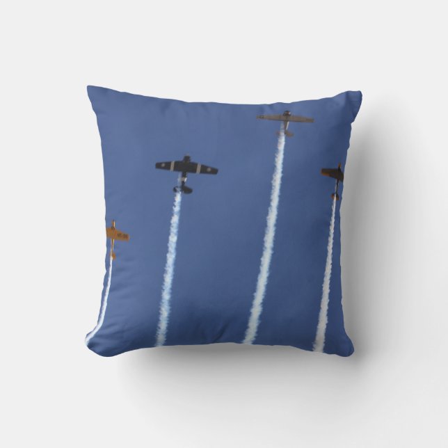 Krig Flygplan Pillow Kudde (Framsida)