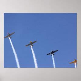 Krig Flygplan Poster