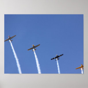 Krig Flygplan Poster