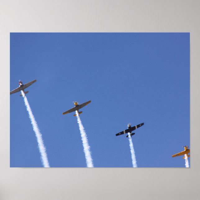 Krig Flygplan Poster (Framsidan)