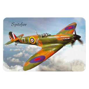 Krig Flygplan Premium Flexi Magnet