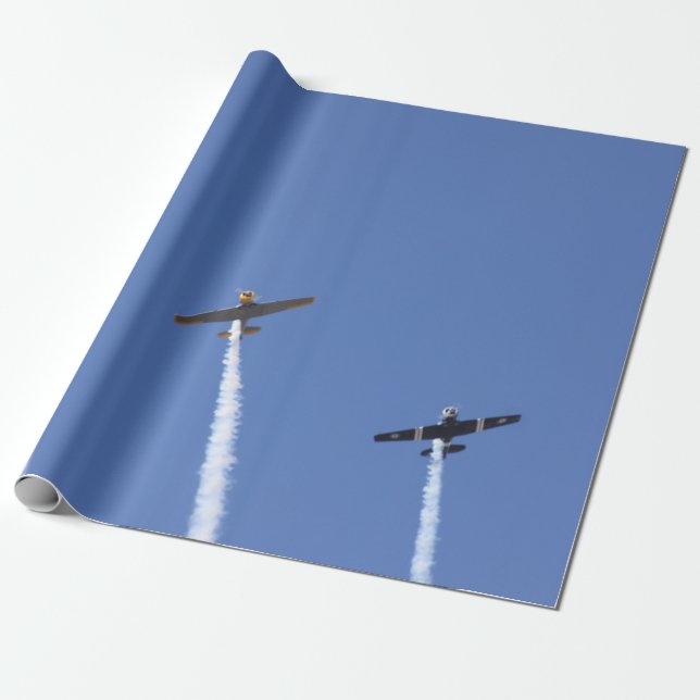 Krig Flygplan Presentpapper (Utrullad)