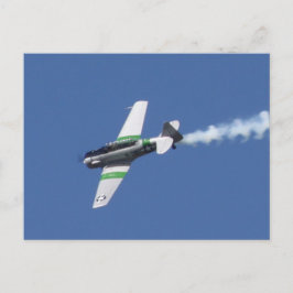 Krig Flygplan Vykort