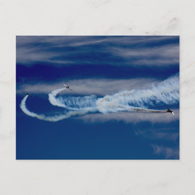 Krig Flygplan Vykort (Framsida)