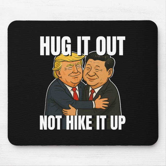 Krig Funny Trump Hugger Xi Jinping Trump Ta Musmatta (Framsidan)