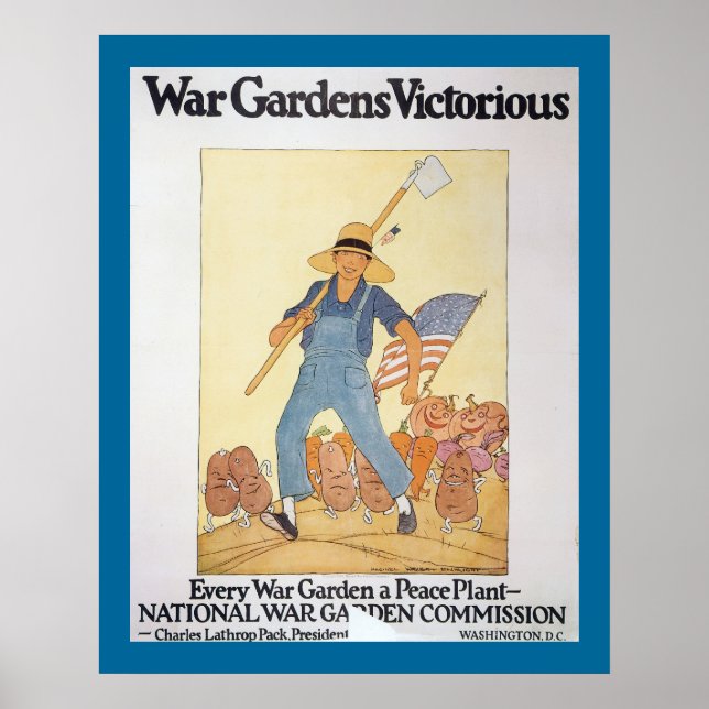 Krig Gardens Victorious Poster (Framsidan)