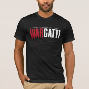 KRIG GATTI på den SVART T-tröja vid TOE2TOE T-shirt