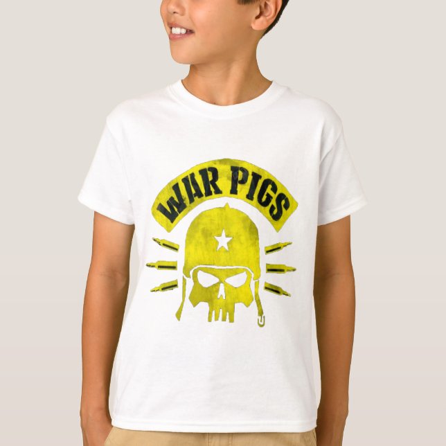 Krig grisar T-Shirt (Framsida)