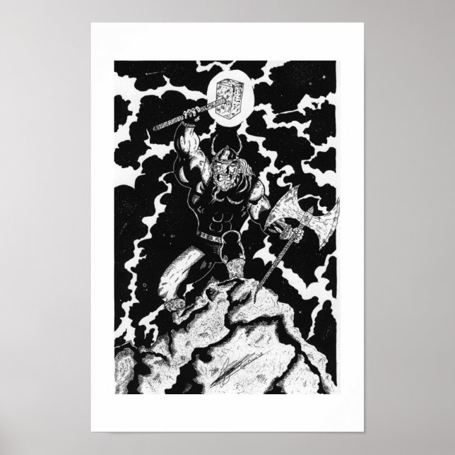 Krig gud poster (Framsidan)