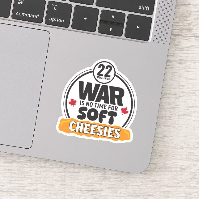 Krig har ingen tid för Soft Cheesies Sticker Klistermärken (Detalj)