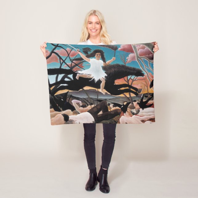 Krig, Henri Rousseau, 1894 Fleecefilt (På plats)