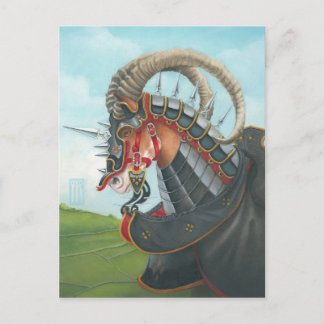 Krig Horse Vykort