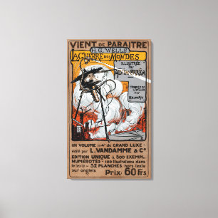 Krig i Fransken World Poster 1906 Canvastryck
