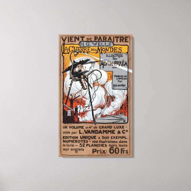 Krig i Fransken World Poster 1906 Canvastryck (Framsida)