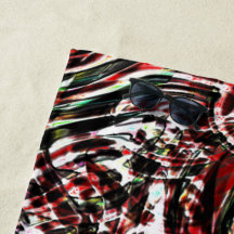 Krig i grönt cyan rand mot rött