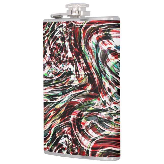 Krig i rött rosett band mot cyan fickplunta (Vänster)