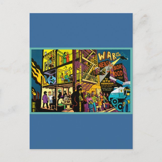 Krig i Tecknaden för grannskapspolitiken Vykort (Framsida)