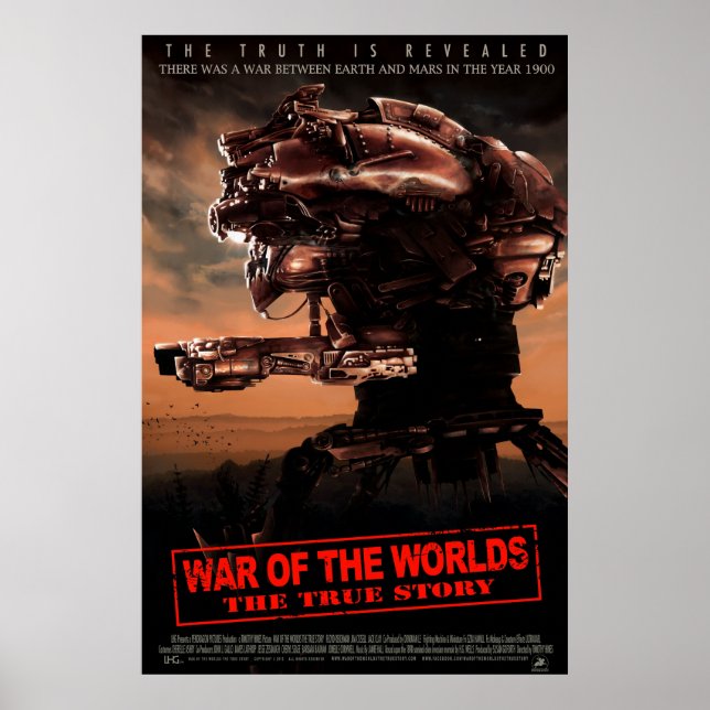 Krig i världen Poster den sanna story-filmen (Framsidan)