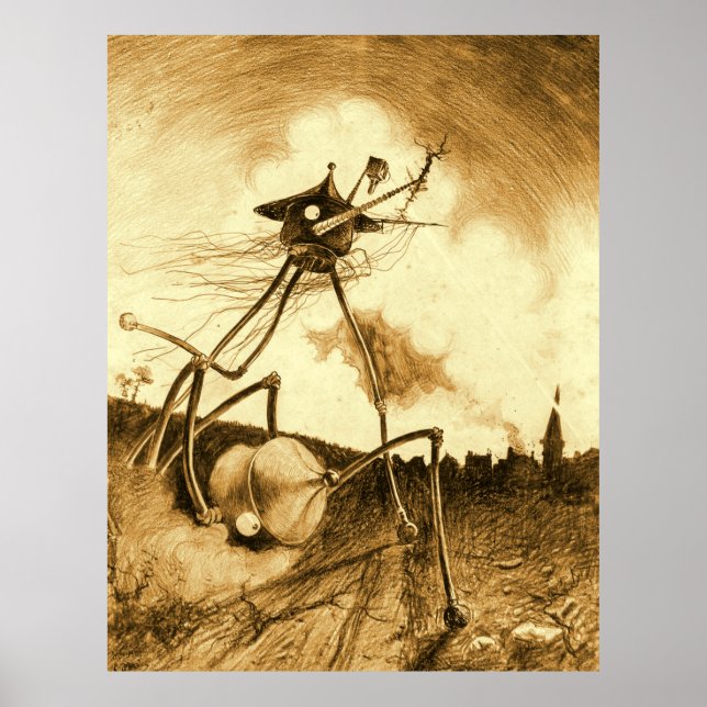 Krig i världen som bekämpar Maskin Poster (Framsidan)