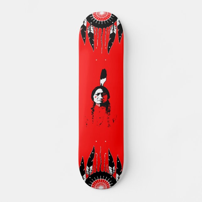 Krig målar skateboarden old school skateboard bräda 18 cm (Framsida)