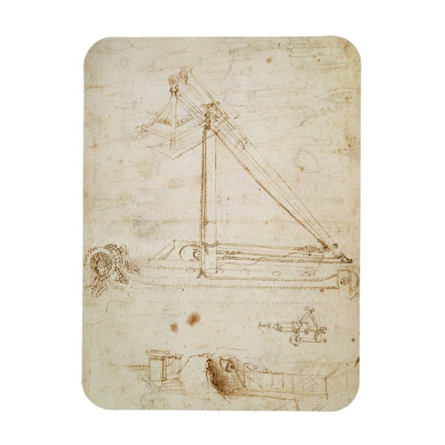 Krig maskin (pappra blyertspenna) magnet (Vertikal)